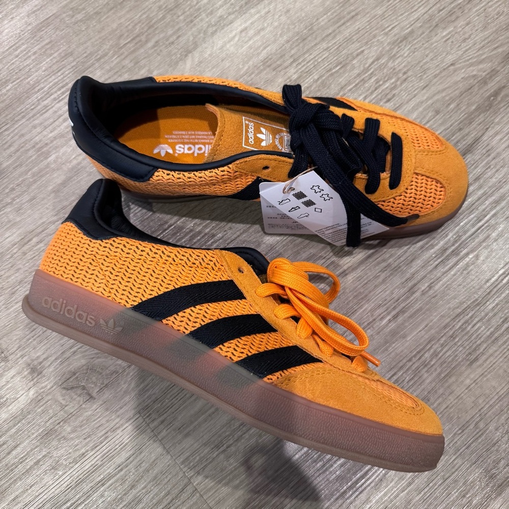 Adidas Gazelle indoor Orange and Black Sneakers